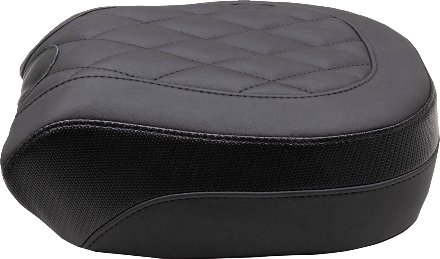 MUSTANG Recessed Passenger Seat - Black - Diamond Stitch - Chief '22-'23 89741