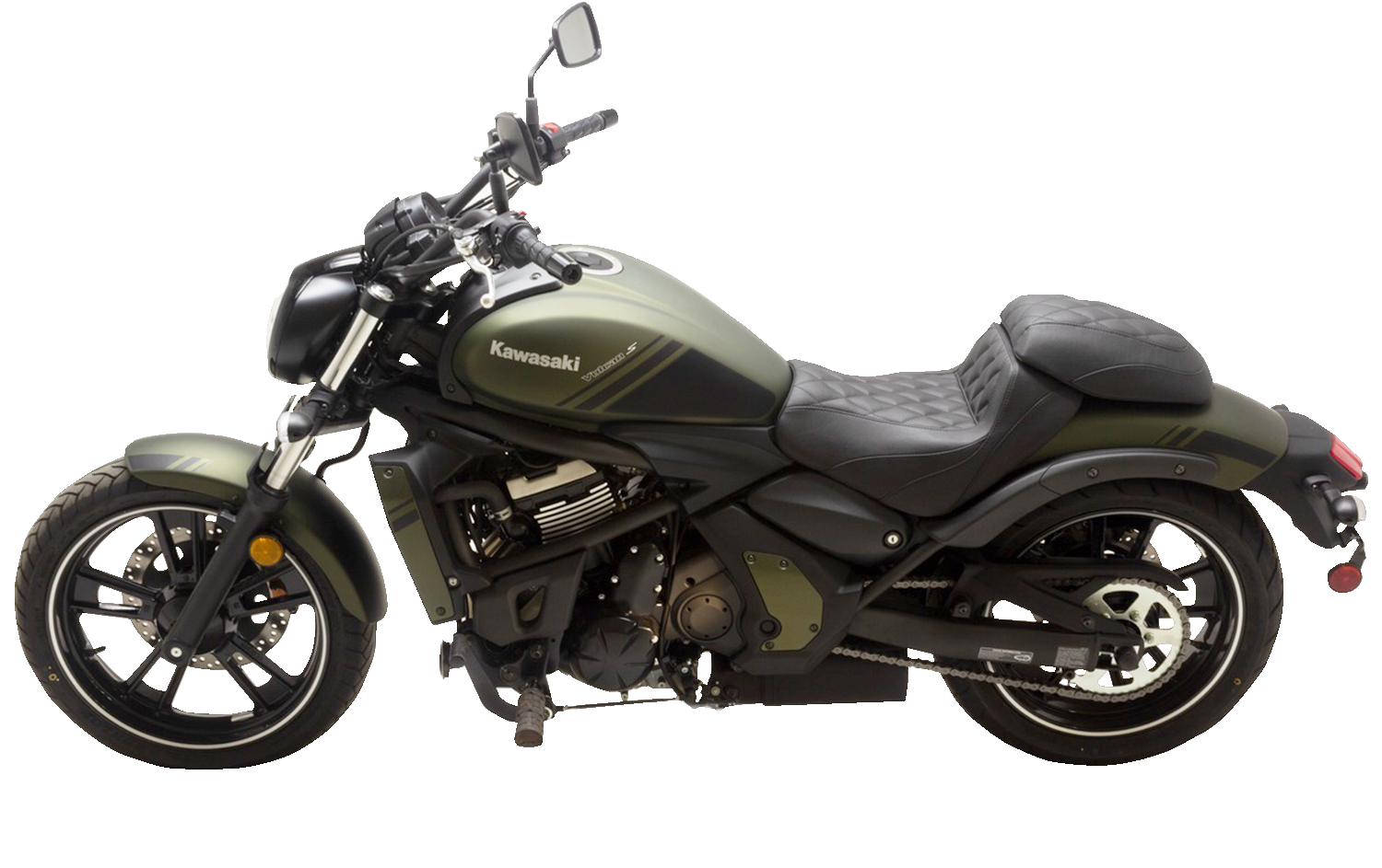MUSTANG Fastback Seat - Passenger - Black - Diamond Stitch - Vulcan S '15-'23 76432