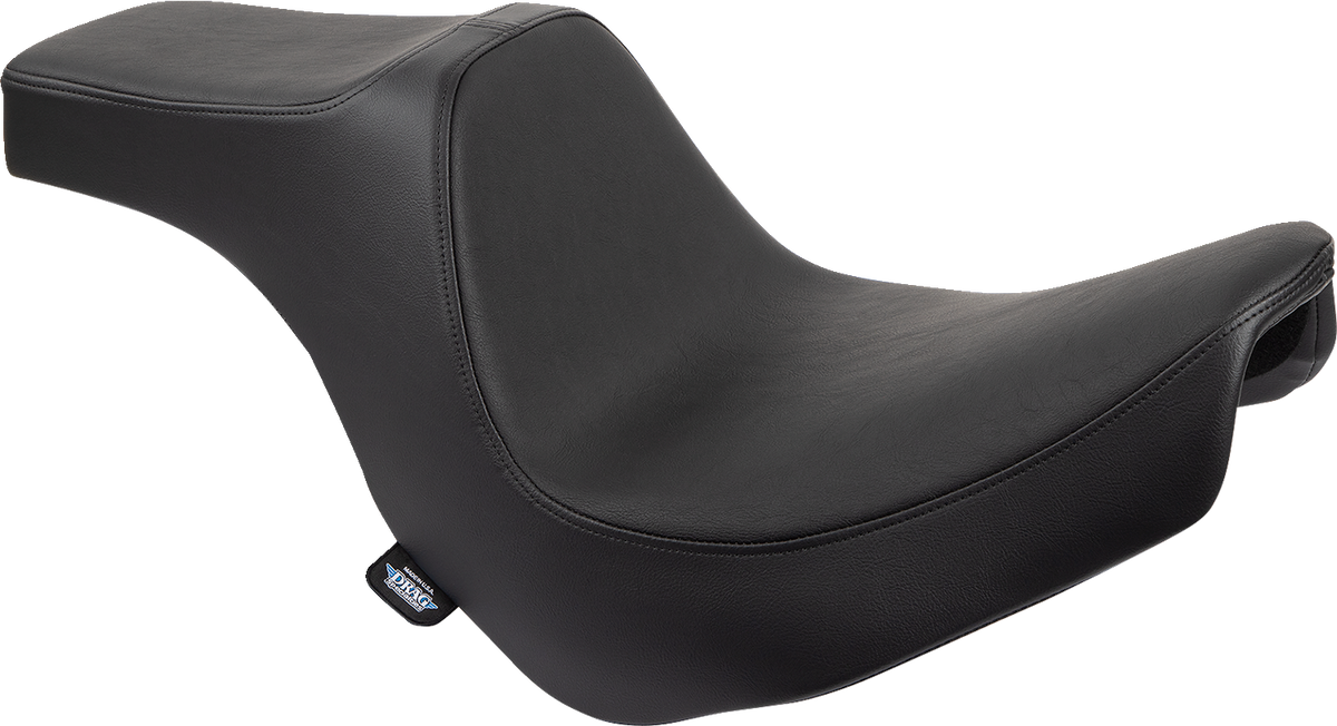 DRAG SPECIALTIES SEATS Predator III 2-Up Seat - Vinyl - Smooth - Black - FL/FX '18-'24 0802-1490