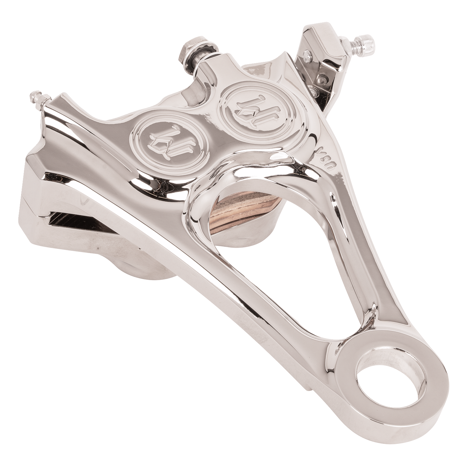 PERFORMANCE MACHINE (PM) Rear Caliper - Chrome 1256-0084-CH