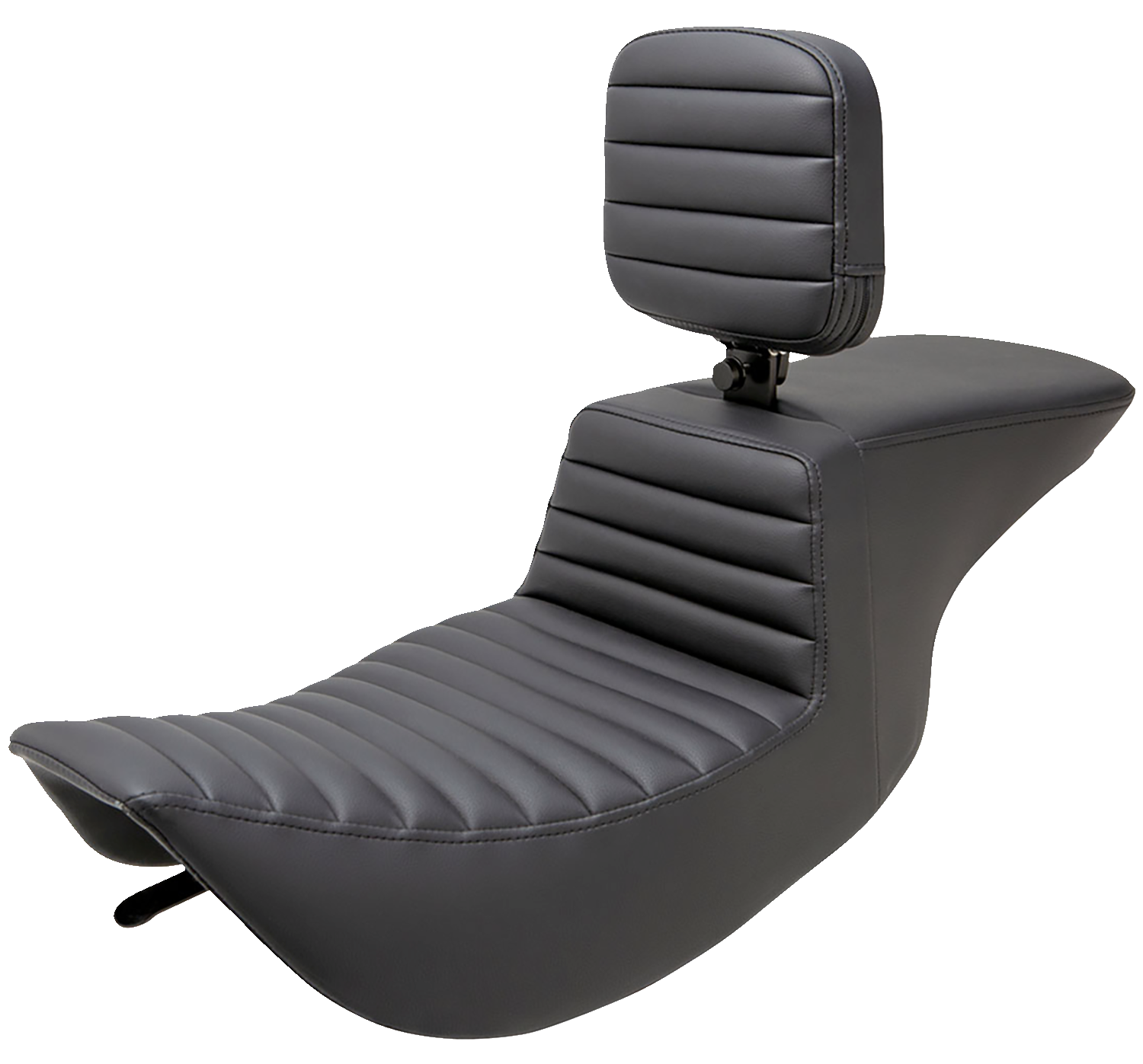 SADDLEMEN Tour Step-Up Seat - Rider Backrest - Tuck-n-Roll - FLHR/FLHX '97-'07 897-06-191BR