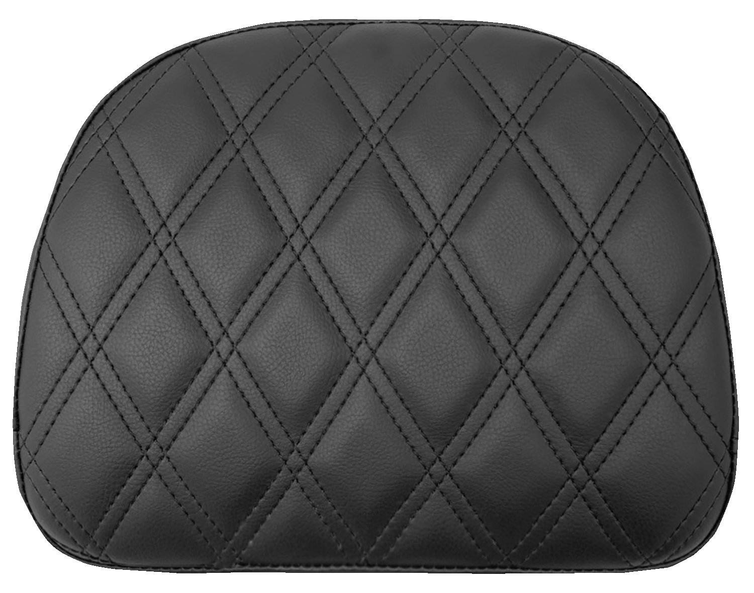 SADDLEMEN Touring Sissy Bar Pad - Black - Lattice Stitch - Indian '14-'22 061143
