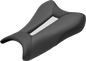 SADDLEMEN Track Seat - Solo - Carbon Fiber - Black - ZX6R '19-'22 0810-K076
