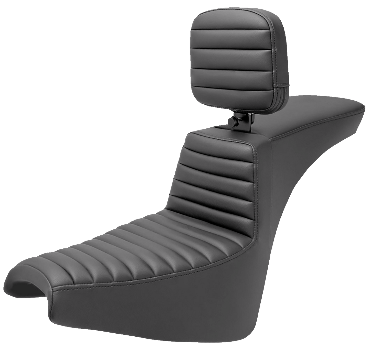 SADDLEMEN Tour Step-Up Seat - Rider Backrest - Tuck-n-Roll - FXBB/FXST '18-'24 818-30-191BR