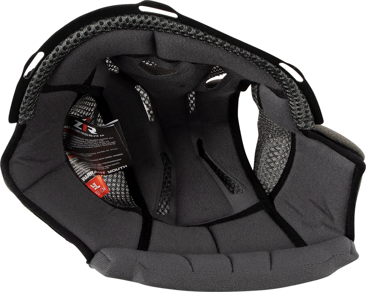 Z1R Youth Warrant Helmet Liner - Large - 10mm (Part Number 0134-2966)