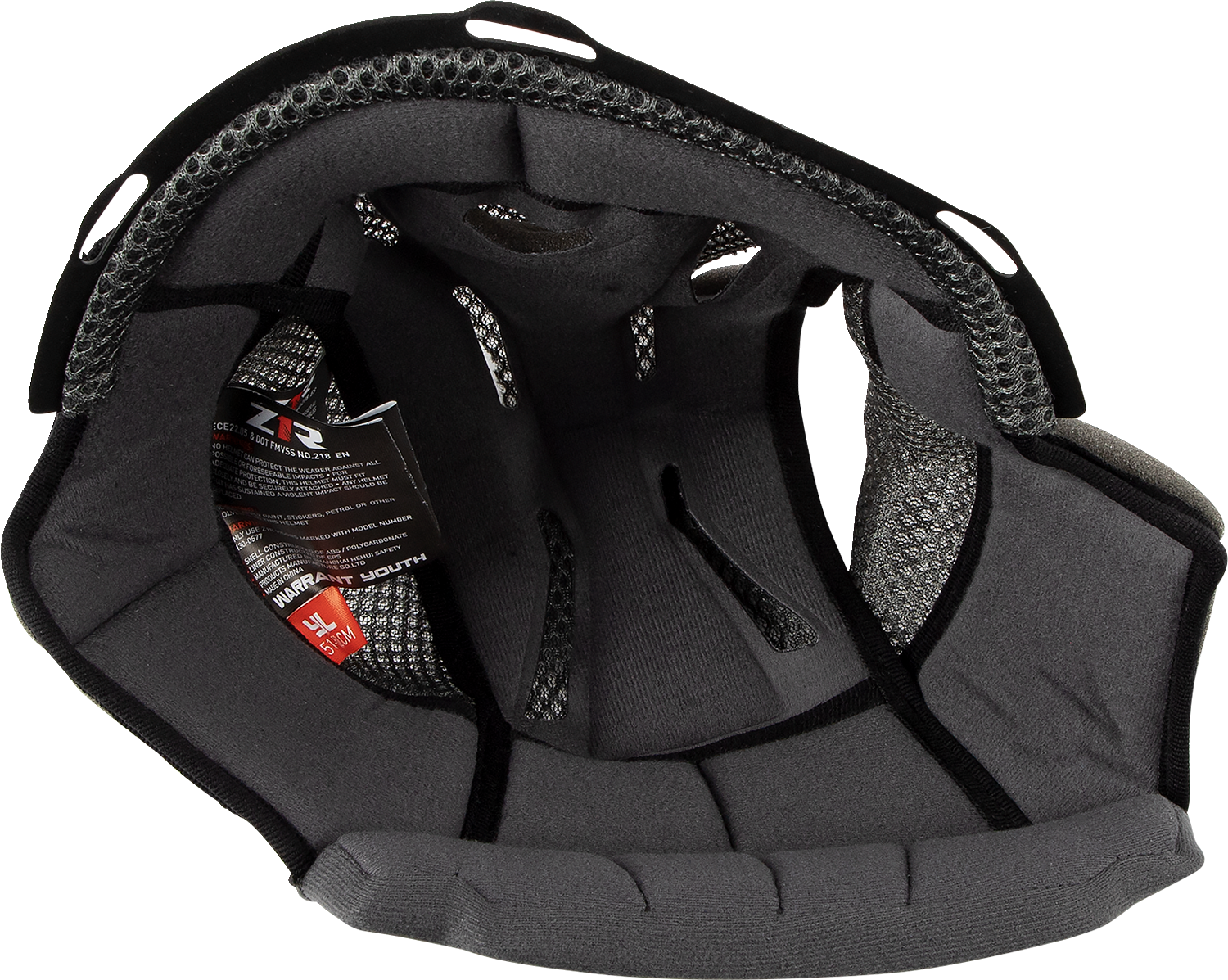 Z1R Youth Warrant Helmet Liner - Large - 10mm (Part Number 0134-2966)