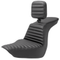 SADDLEMEN Tour Step-Up Seat - Rider Backrest - Tuck-n-Roll - FLSB/FXLR '18-'24 818-29-191BR