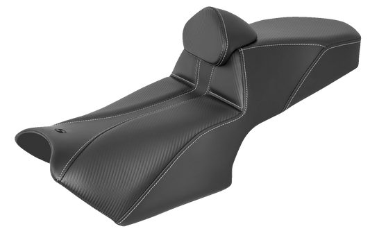 SADDLEMEN Adventure Tour Seat - w/ Backrest - Black - BMW '19-'22 0810-BM54BR