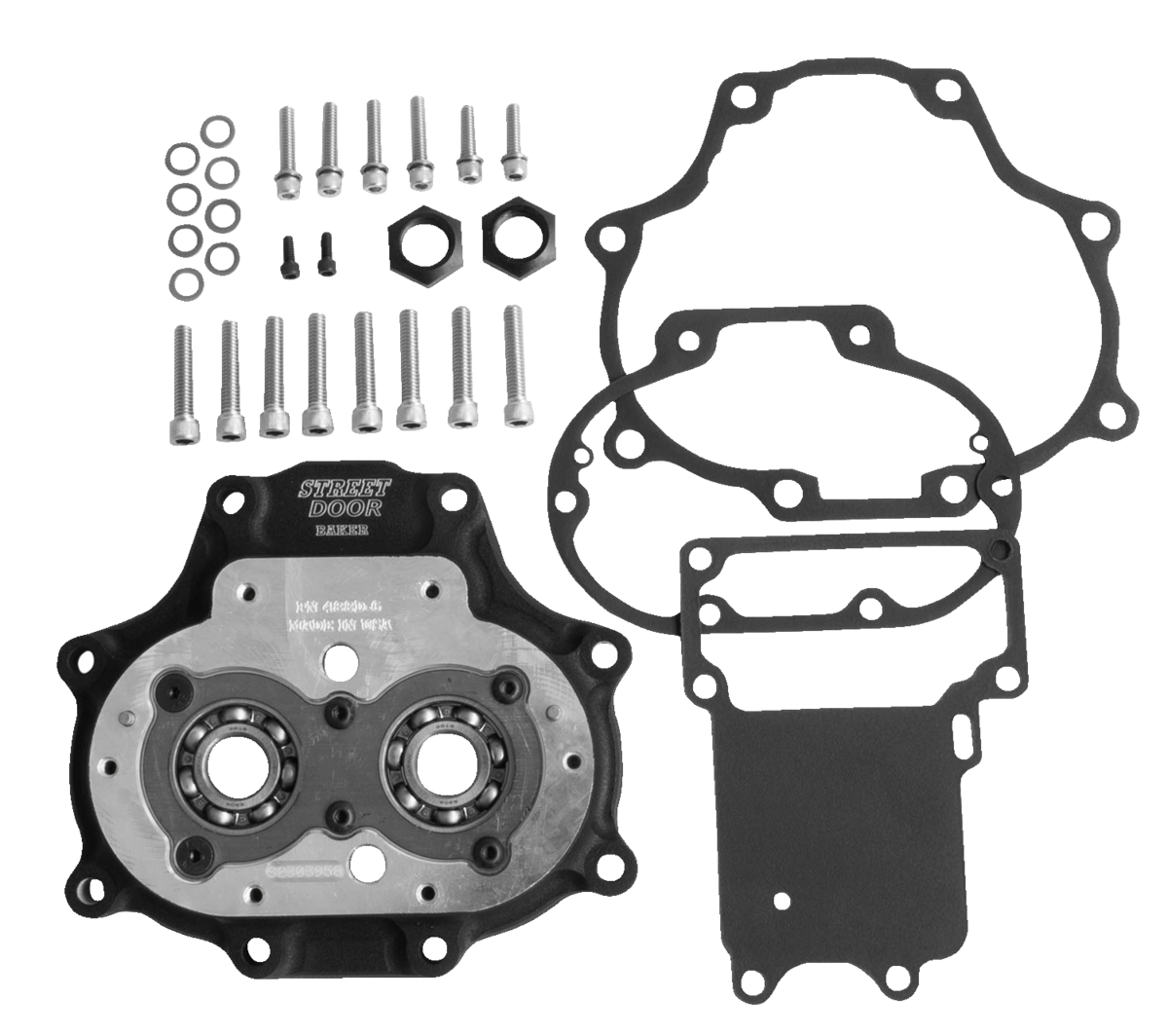 BAKER DRIVETRAIN 6-Speed Transmission Door Assembly - Wrinkle Black (Part #48403-6)