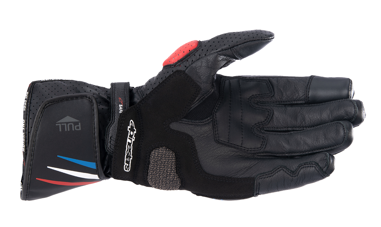 ALPINESTARS Honda SP-8 V3 Gloves - Black/Bright Red/Blue - XL 3558423-1317-XL