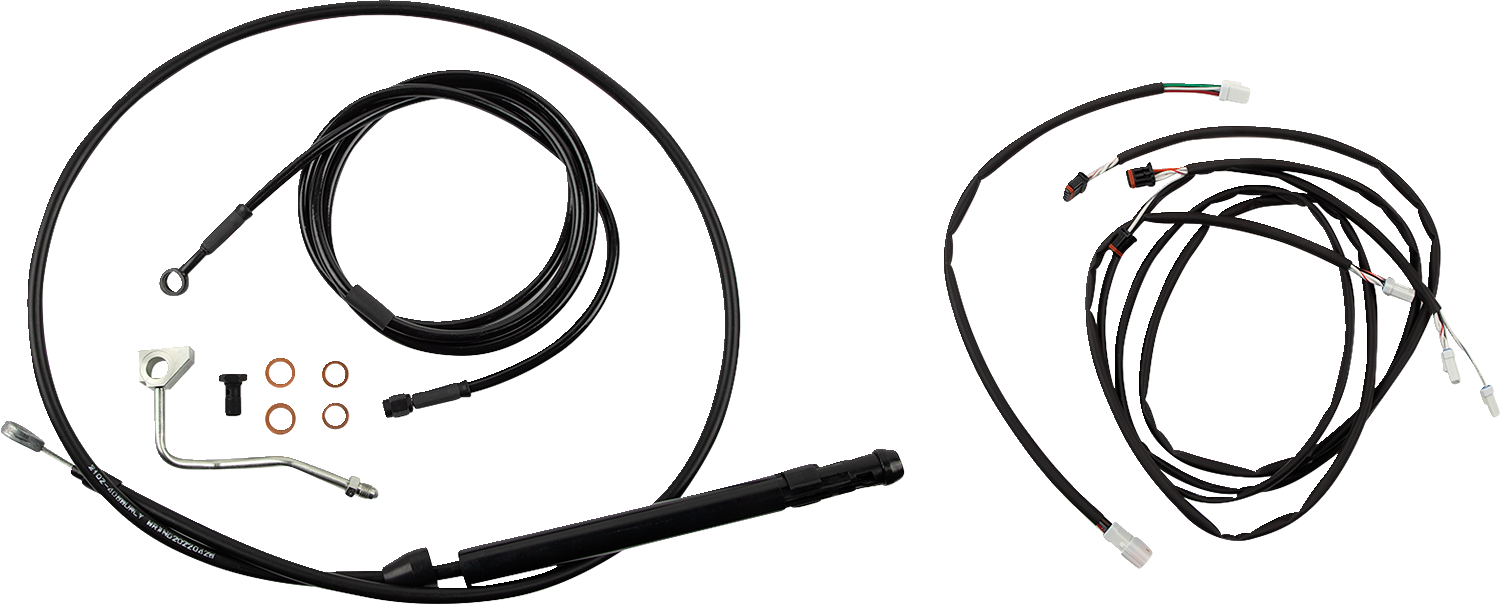 BURLY BRAND Touring Model Control Kit - Gorilla Ape Hanger - 18" - Black B30-1310