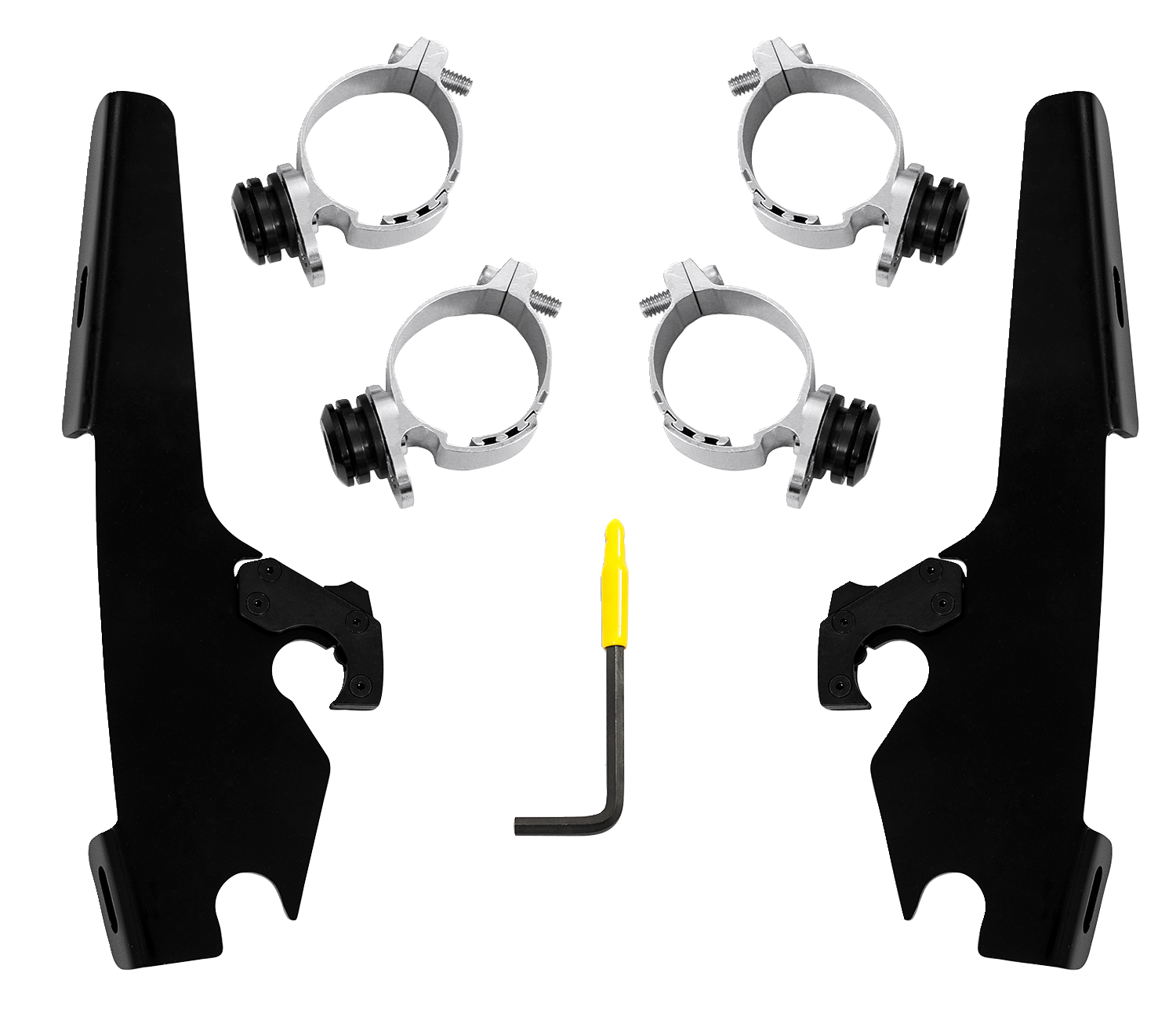 MEMPHIS SHADES Fats/Slim/Sportshield Mounting Kit - Black - Chief MEB2074