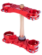 XTRIG Triple Clamp 22 mm by Honda - Model 501330101201 with Red Finish