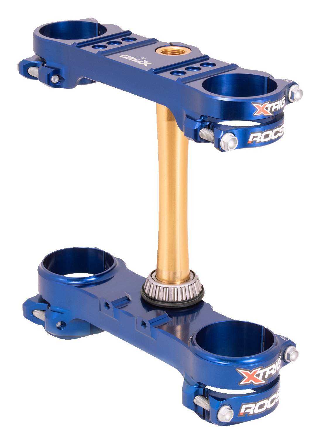 XTRIG Triple Clamp for Sherco 501350701101 - 22 mm Blue