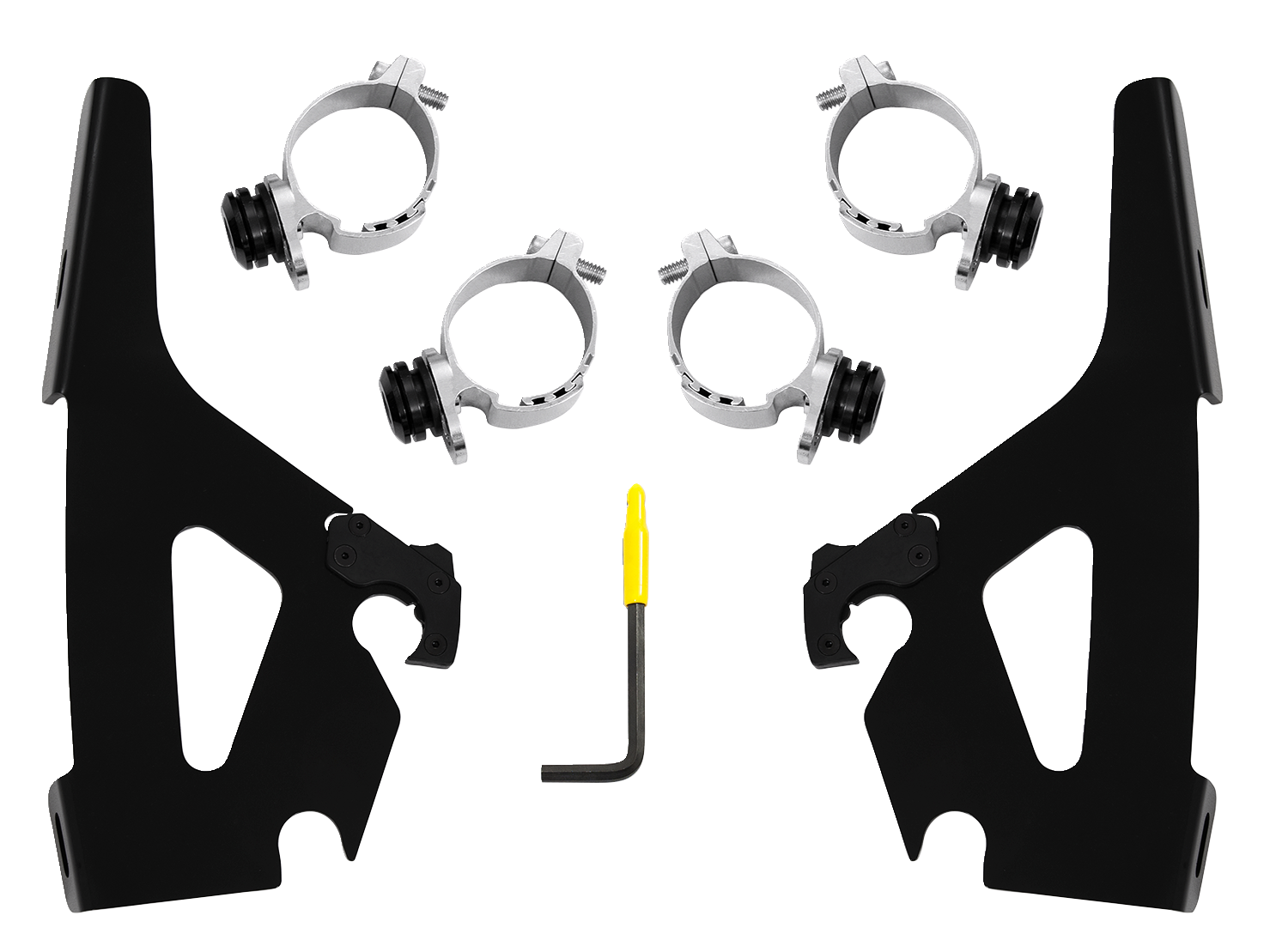 MEMPHIS SHADES Batwing Mounting Kit - Black - Chief MEB2075