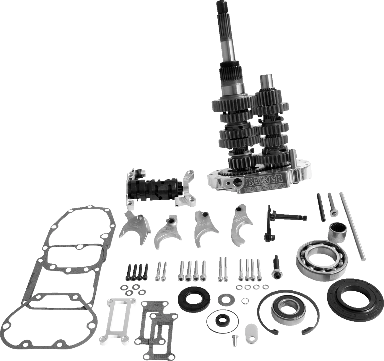 BAKER DRIVETRAIN Overdrive/6-Speed Gear Set for 2001 Harley Touring - Part OD6-404P-02