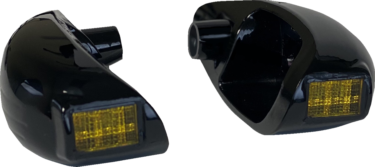 CUSTOM DYNAMICS Turn Signal - FLTR - Gloss Black PB-RG-TS-AB