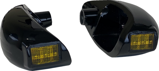CUSTOM DYNAMICS Turn Signal - FLTR - Gloss Black PB-RG-TS-AB