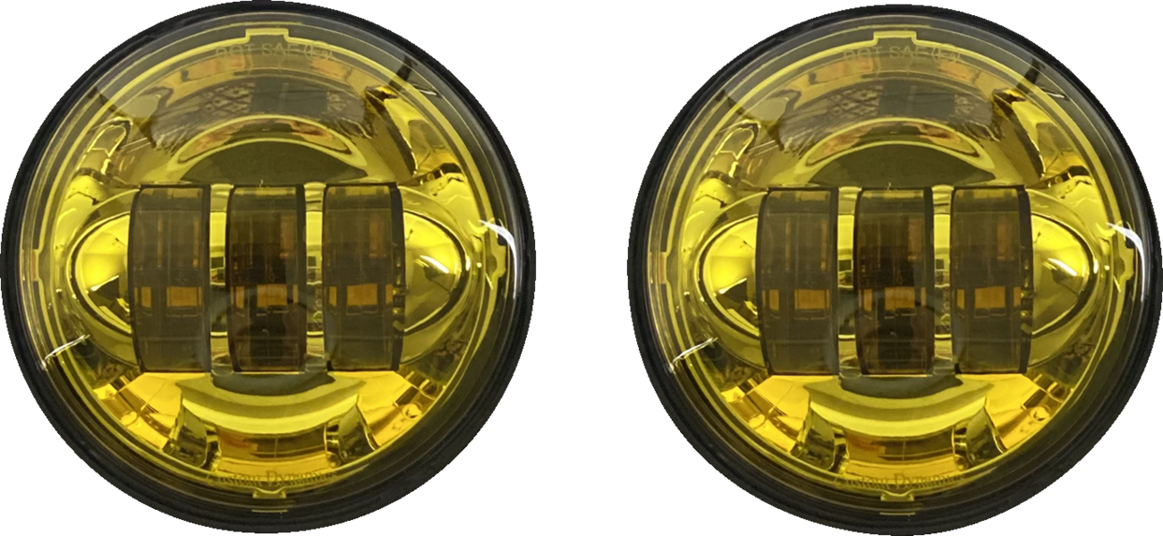 CUSTOM DYNAMICS Passing Lamps - LED - 4-1/2" Yellow CD-45-Y