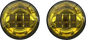CUSTOM DYNAMICS Passing Lamps - LED - 4-1/2" Yellow CD-45-Y
