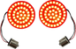 CUSTOM DYNAMICS Turn Signal Insert - LED - Red - 1156 GEN-4-R-1156