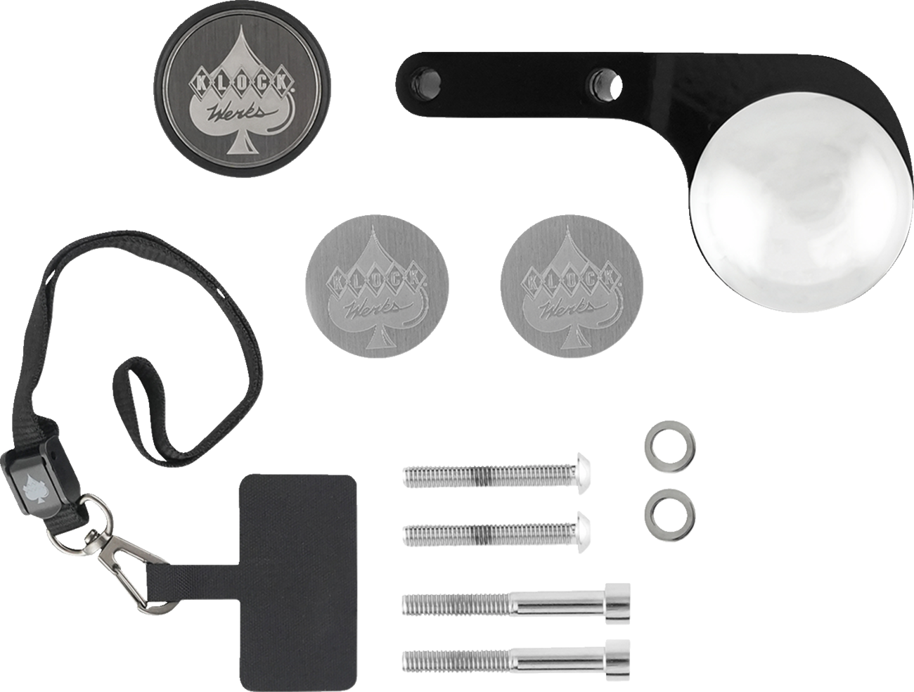 KLOCK WERKS iOmount™ for Indian - Left Perch Mount - Black - Challenger/Pursuit KWD-04-0608-B