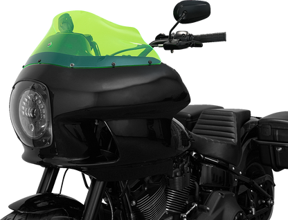 KLOCK WERKS Ice Flare® Windshield - 9" - Green Ice - FXRP Fairing KWW-02-0610