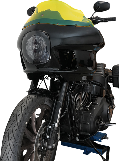 KLOCK WERKS Ice Flare® Windshield - 9" - Yellow Ice - FXRP Fairing KWW-02-0609