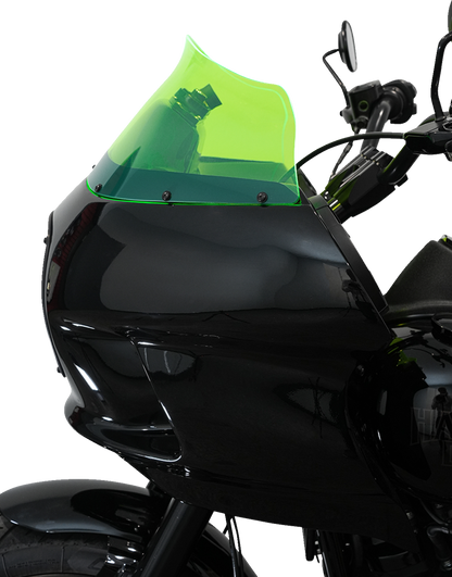 KLOCK WERKS Ice Flare® Windshield - 9" - Green Ice - FXRP Fairing KWW-02-0610