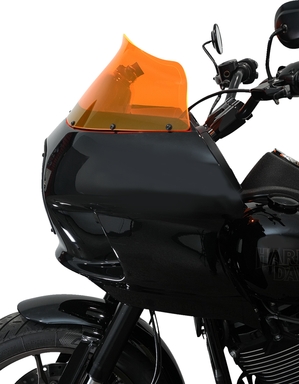 KLOCK WERKS Ice Flare® Windshield - 9" - Orange Ice - FXRP Fairing KWW-02-0608
