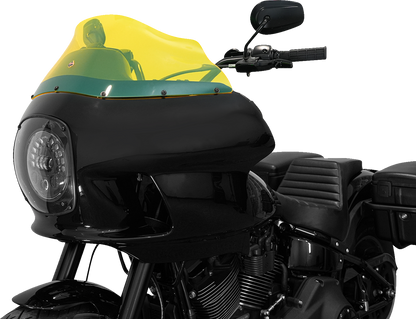 KLOCK WERKS Ice Flare® Windshield - 9" - Yellow Ice - FXRP Fairing KWW-02-0609
