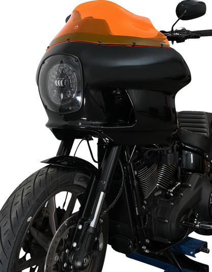 KLOCK WERKS Ice Flare® Windshield - 9" - Orange Ice - FXRP Fairing KWW-02-0608