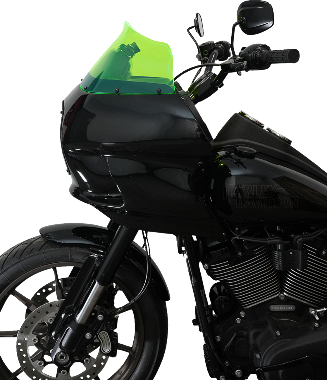 KLOCK WERKS Ice Flare® Windshield - 9" - Green Ice - FXRP Fairing KWW-02-0610
