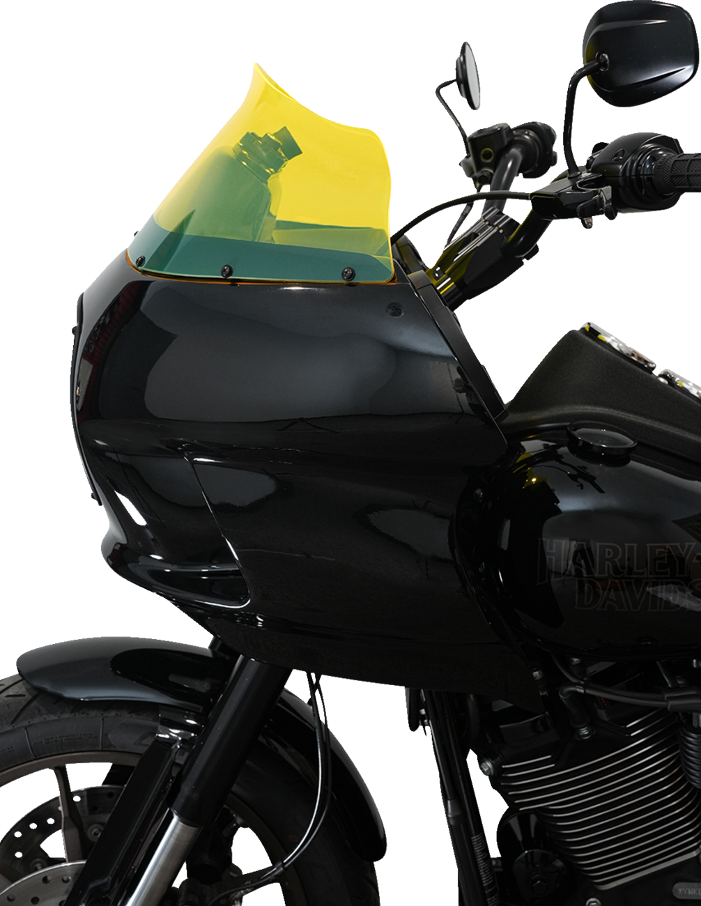 KLOCK WERKS Ice Flare® Windshield - 9" - Yellow Ice - FXRP Fairing KWW-02-0609