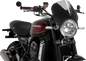 PUIG HI-TECH PARTS Windscreen - 13" - Black/Smoke - Z900RS/SE 024NH