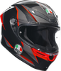 AGV K6 S Helmet - Slashcut - Black/Gray/Red - 2XL 21183950020142X