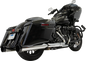 BASSANI XHAUST 4-1/2" Slip-On Mufflers - Chrome 1F745
