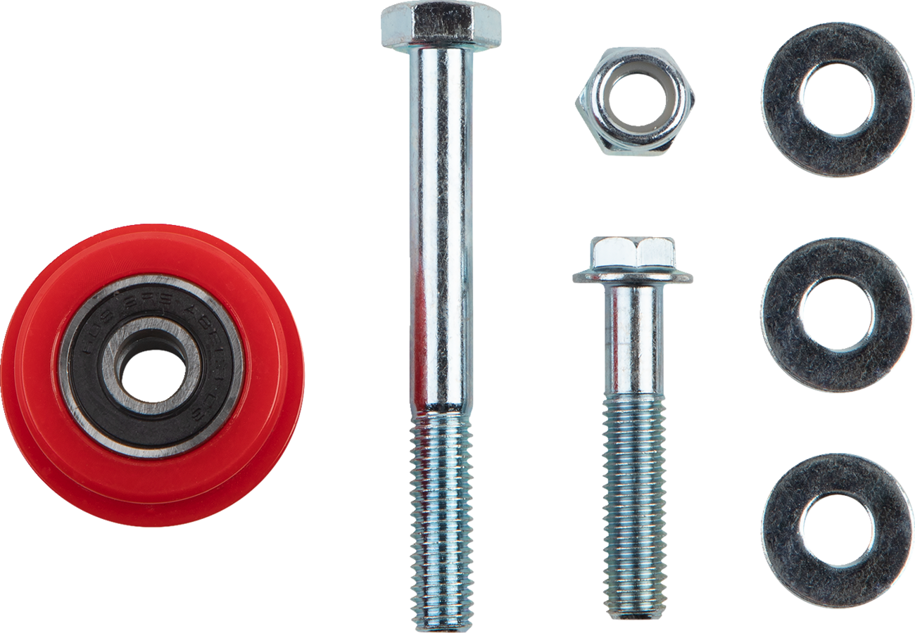 T.M. DESIGNWORKS Chain Roller - Red - Honda/Polaris/Yamaha PLR-211-RD