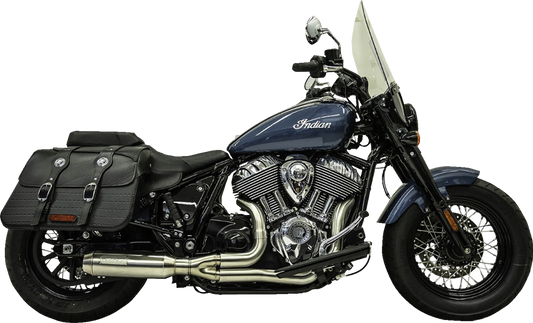 BASSANI XHAUST 2-into-1 Exhaust System - Stainless Steel 8H12SS