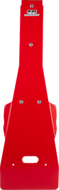 T.M. DESIGNWORKS Skid Plate - Red - Honda - TRX 450 HOFP-E451-RD