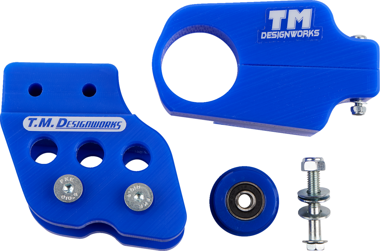 T.M. DESIGNWORKS Chain Guide/Slider - Banshee 350 - Blue YCP-BAN-BU