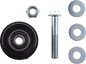 T.M. DESIGNWORKS Chain Roller - Kawasaki/Suzuki/Yamaha - Black PLR-513-BK