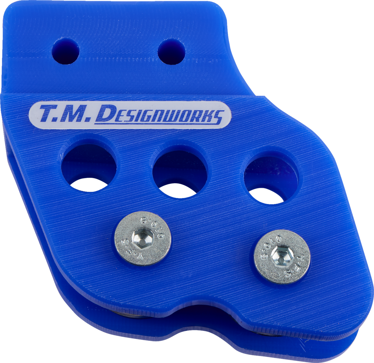 T.M. DESIGNWORKS Chain Guide - Blue - Honda/Kawasaki/Suzuki/Yamaha RCG-002-BU