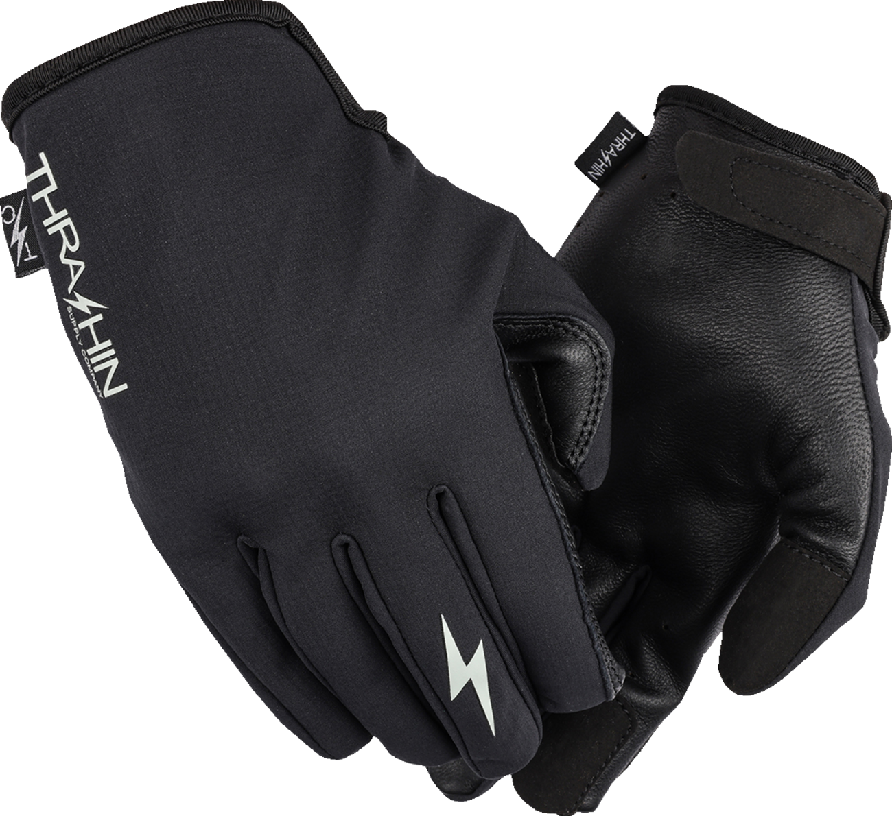 THRASHIN SUPPLY CO. Windbreaker Stealth Gloves - Black - Small SV1-19-08