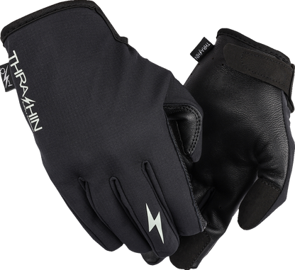 THRASHIN SUPPLY CO. Windbreaker Stealth Gloves - Black - Small SV1-19-08