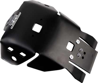 T.M. DESIGNWORKS Skid Plate - Black - Honda HOMC-470-BK