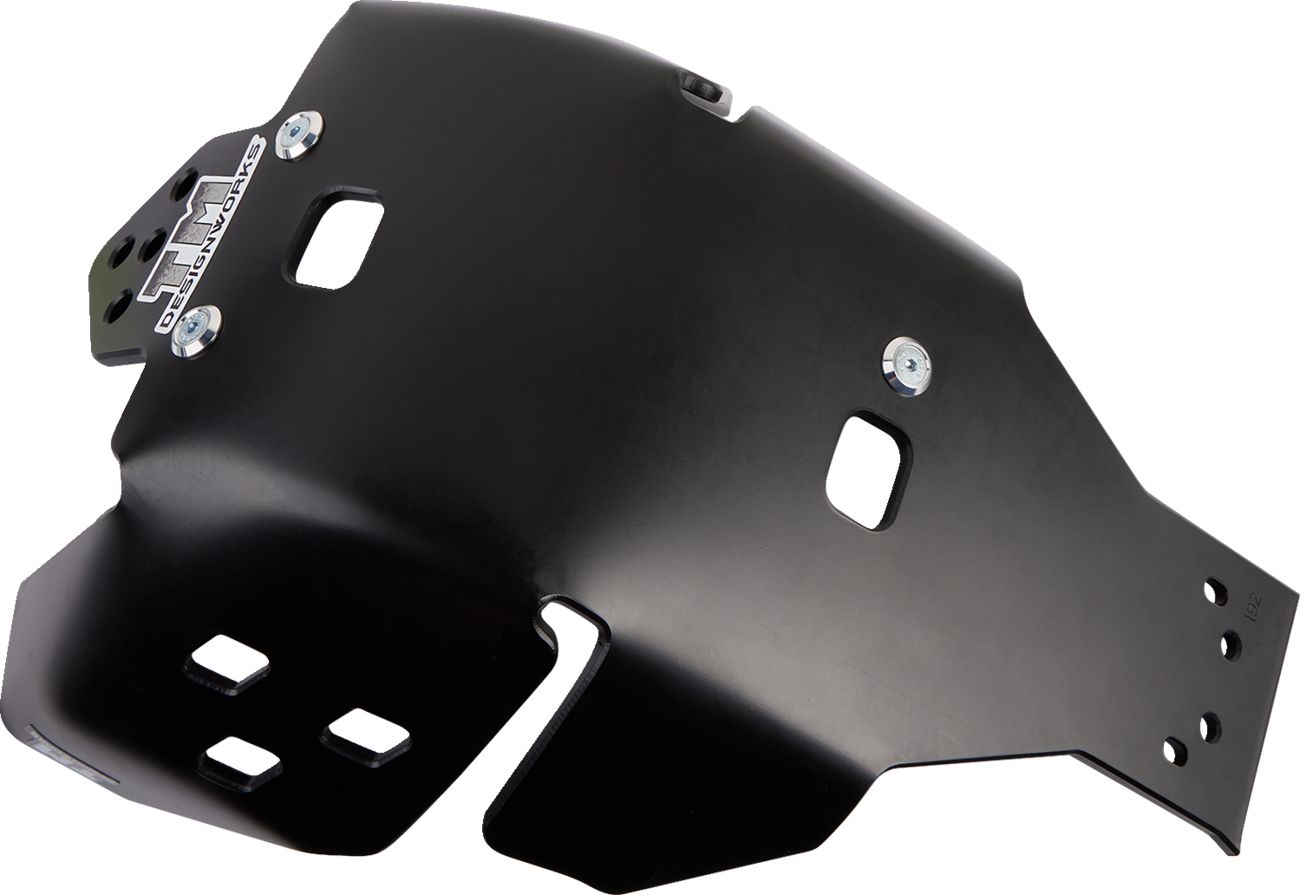 T.M. DESIGNWORKS Skid Plate - Black - Kawasaki KXMC-465-BK