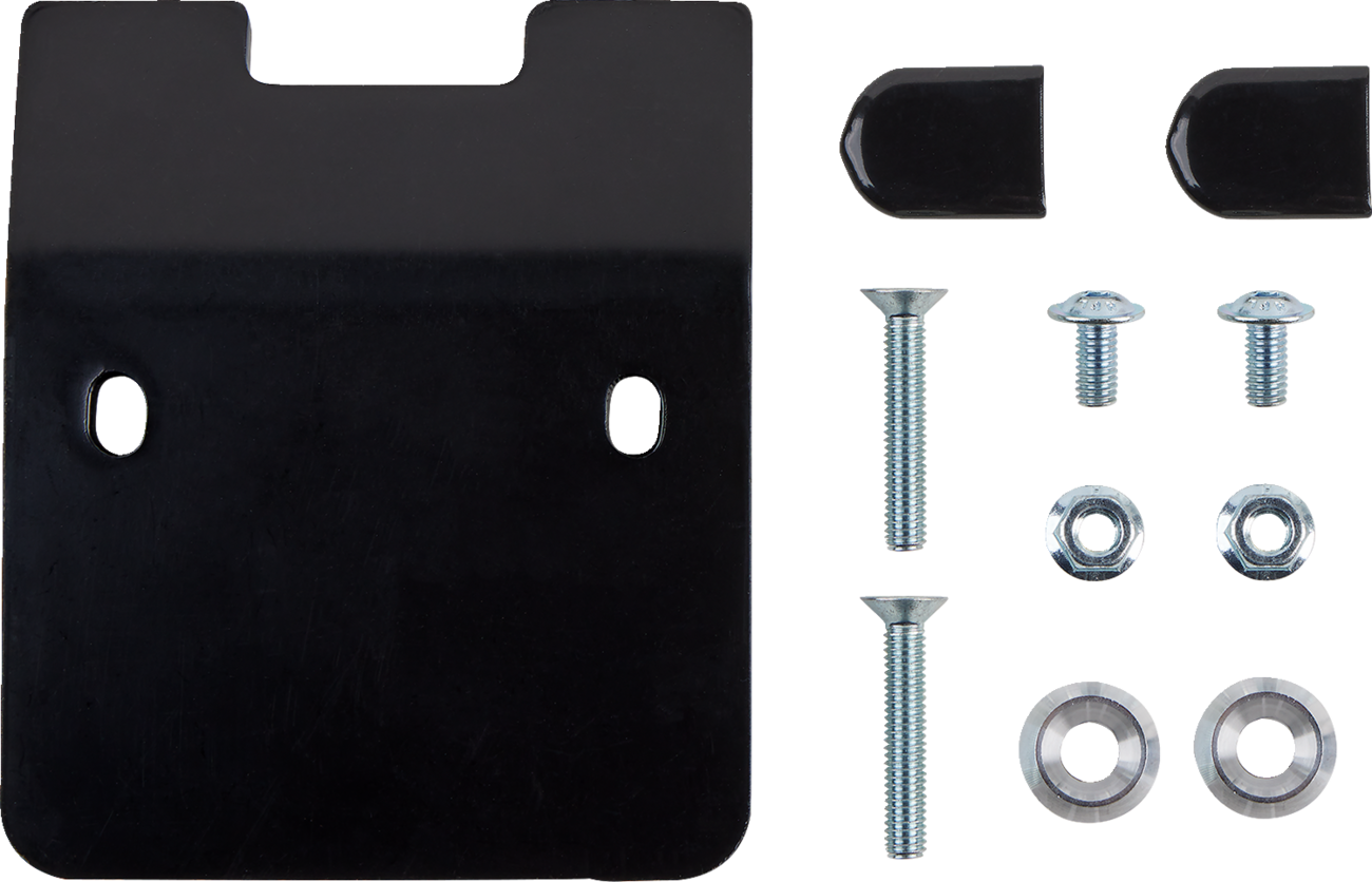 T.M. DESIGNWORKS Skid Plate - Black - Honda HOLG-470-BK