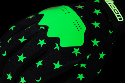 ICON Hooligan™ Old Glory Gloves - Glow - Large 3301-4694