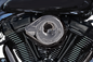 S&S CYCLE Stealth Teardrop Air Cleaner Cover - M8 - Lava Chrome 170-0779